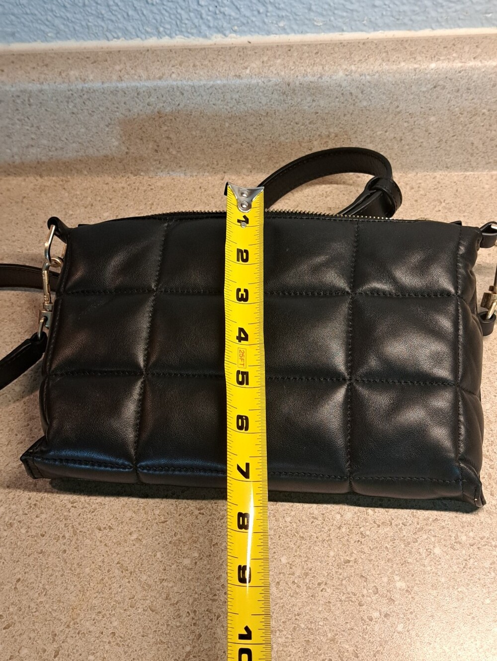 All Saints Eve Quilted Leather Crossbody Bag - Picture 11 of 11